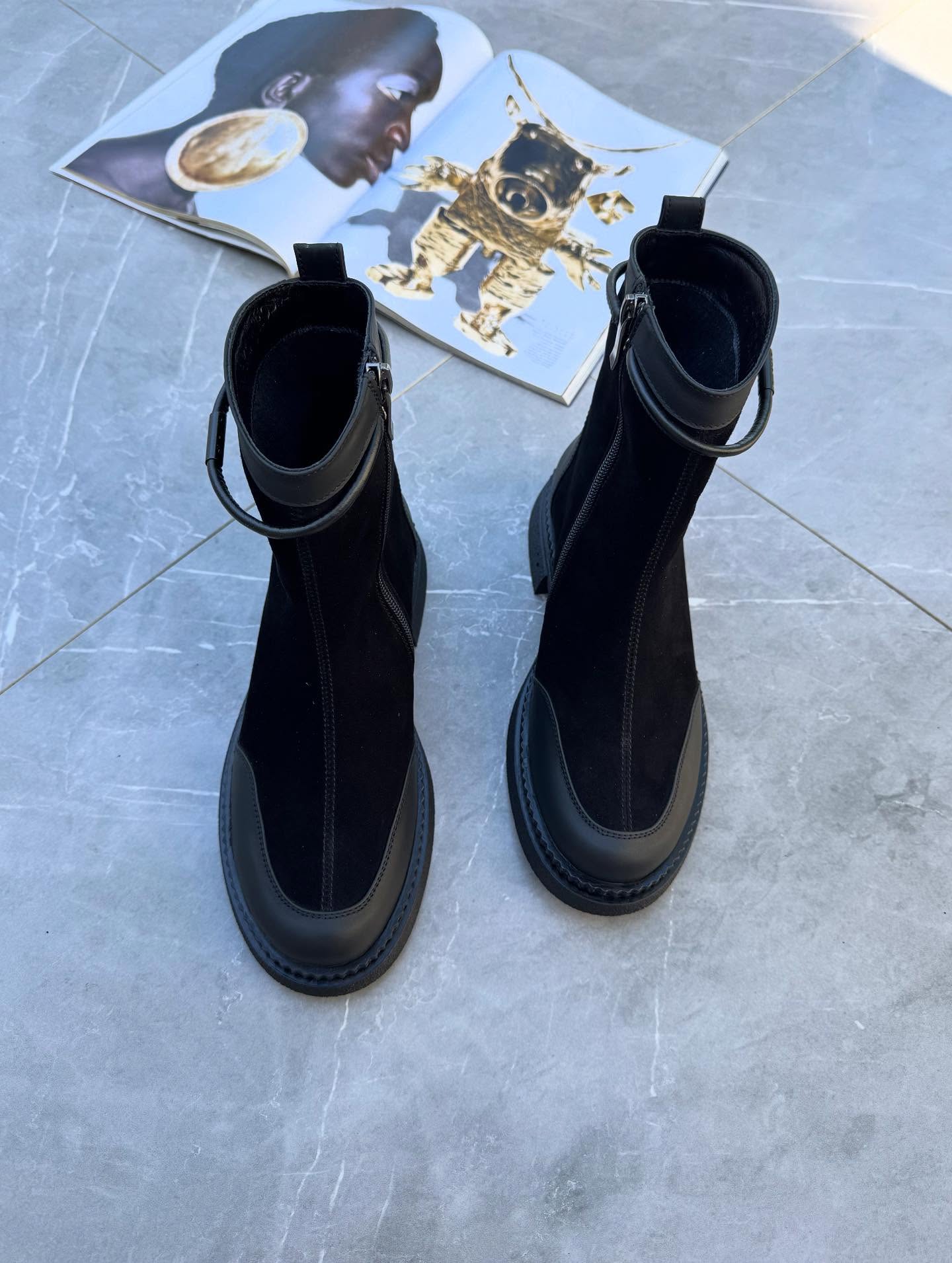 Chaussures en Cuir et Daim
