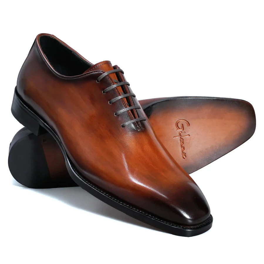 Oxford à coupe entière teint à la main