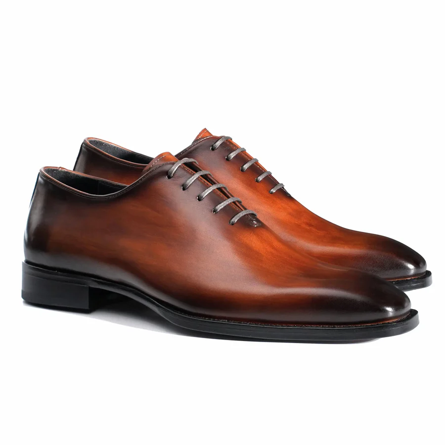 Oxford à coupe entière teint à la main